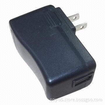 Universal USB Adapter with EU, 10W Maximum Output Power, High-reliability